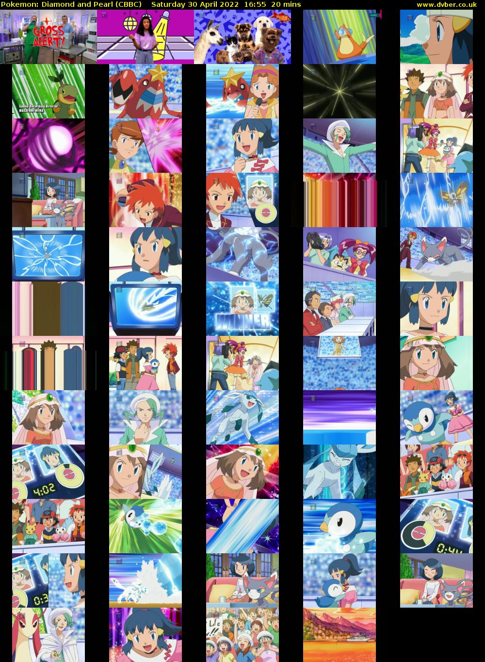 Pokemon: Diamond and Pearl (CBBC) Saturday 30 April 2022 16:55 - 17:15