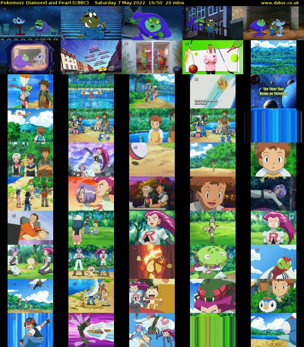 Pokemon: Diamond and Pearl (CBBC) Saturday 7 May 2022 16:50 - 17:10