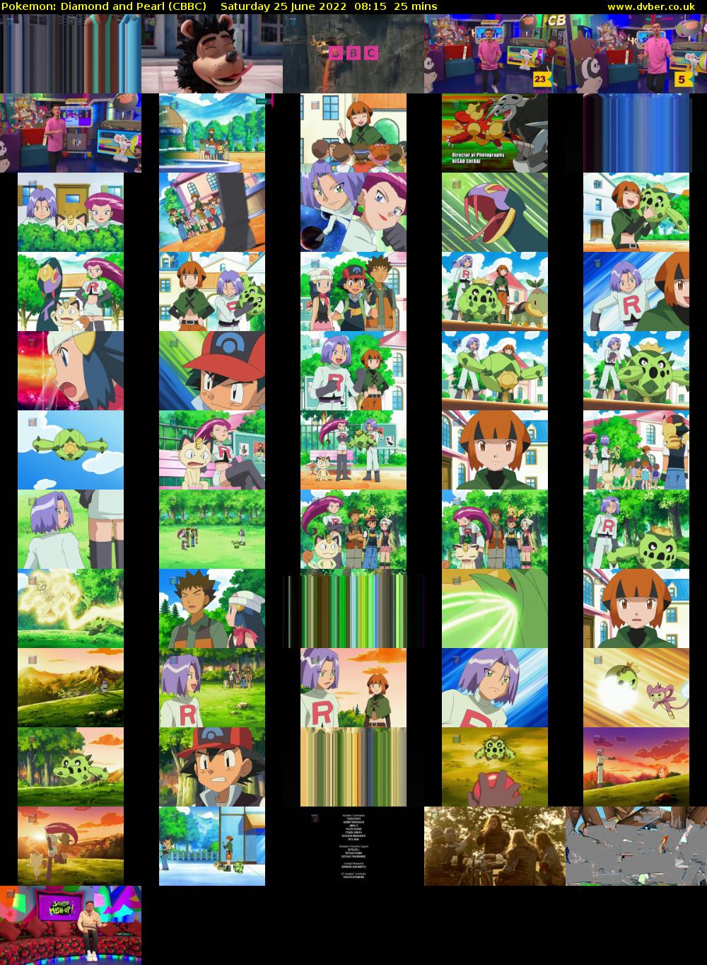 Pokemon: Diamond and Pearl (CBBC) Saturday 25 June 2022 08:15 - 08:40