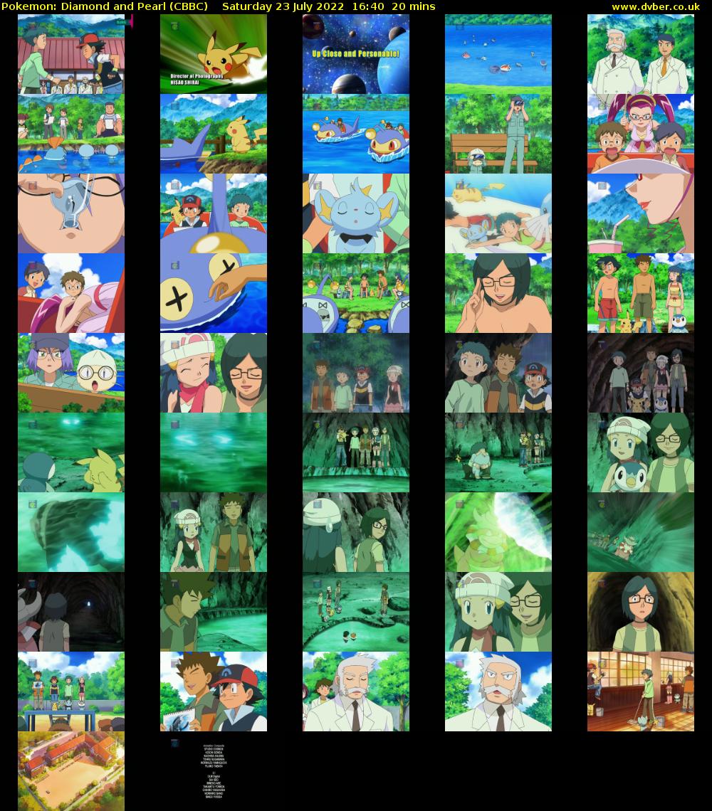 Pokemon: Diamond and Pearl (CBBC) Saturday 23 July 2022 16:40 - 17:00