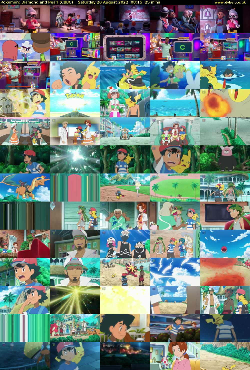 Pokemon: Diamond and Pearl (CBBC) Saturday 20 August 2022 08:15 - 08:40
