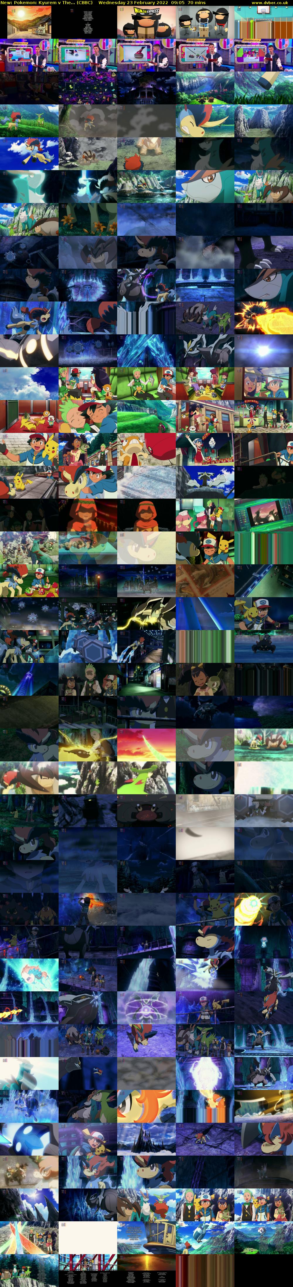 Pokemon: Kyurem v The... (CBBC) Wednesday 23 February 2022 09:05 - 10:15