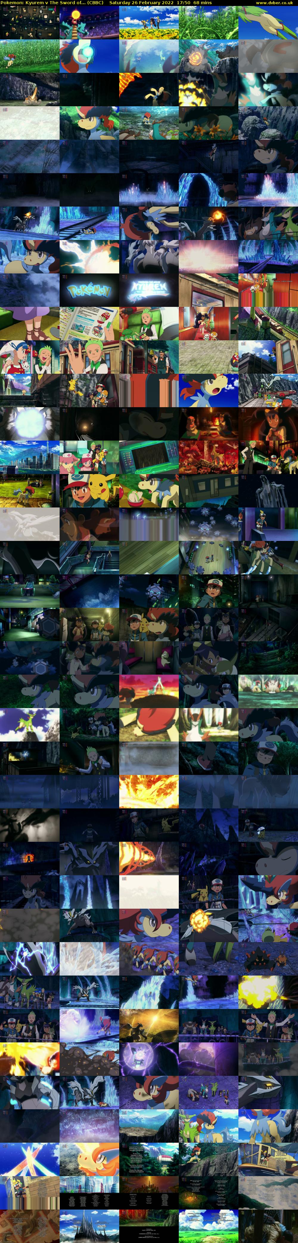 Pokemon: Kyurem v The Sword of... (CBBC) Saturday 26 February 2022 17:50 - 18:58