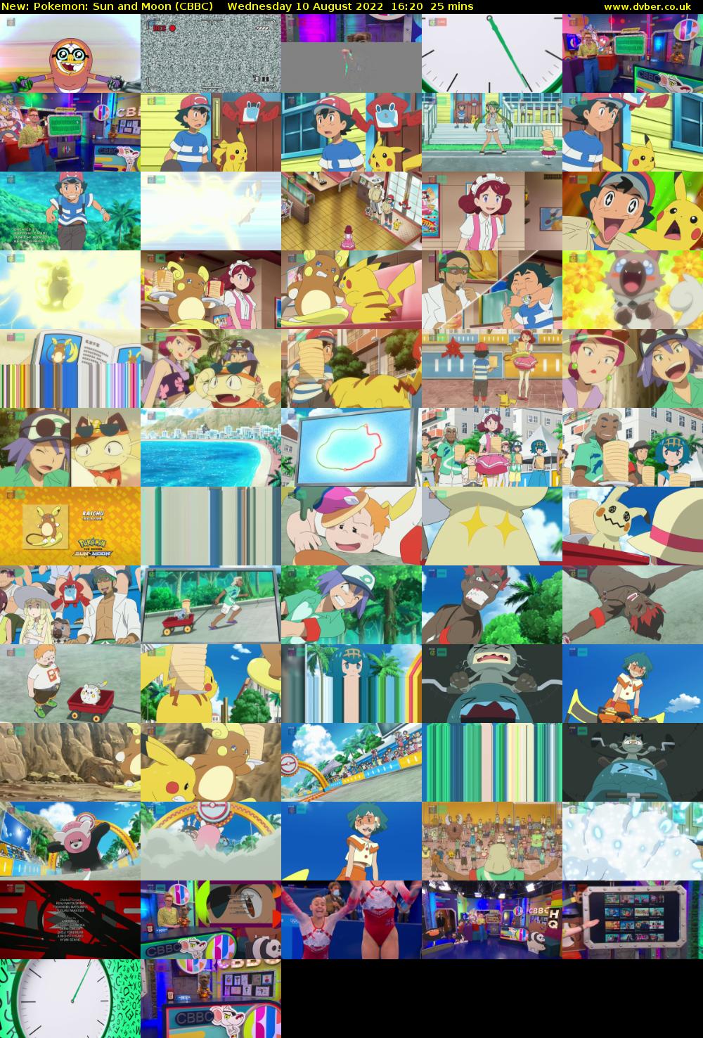 Pokemon: Sun and Moon (CBBC) Wednesday 10 August 2022 16:20 - 16:45