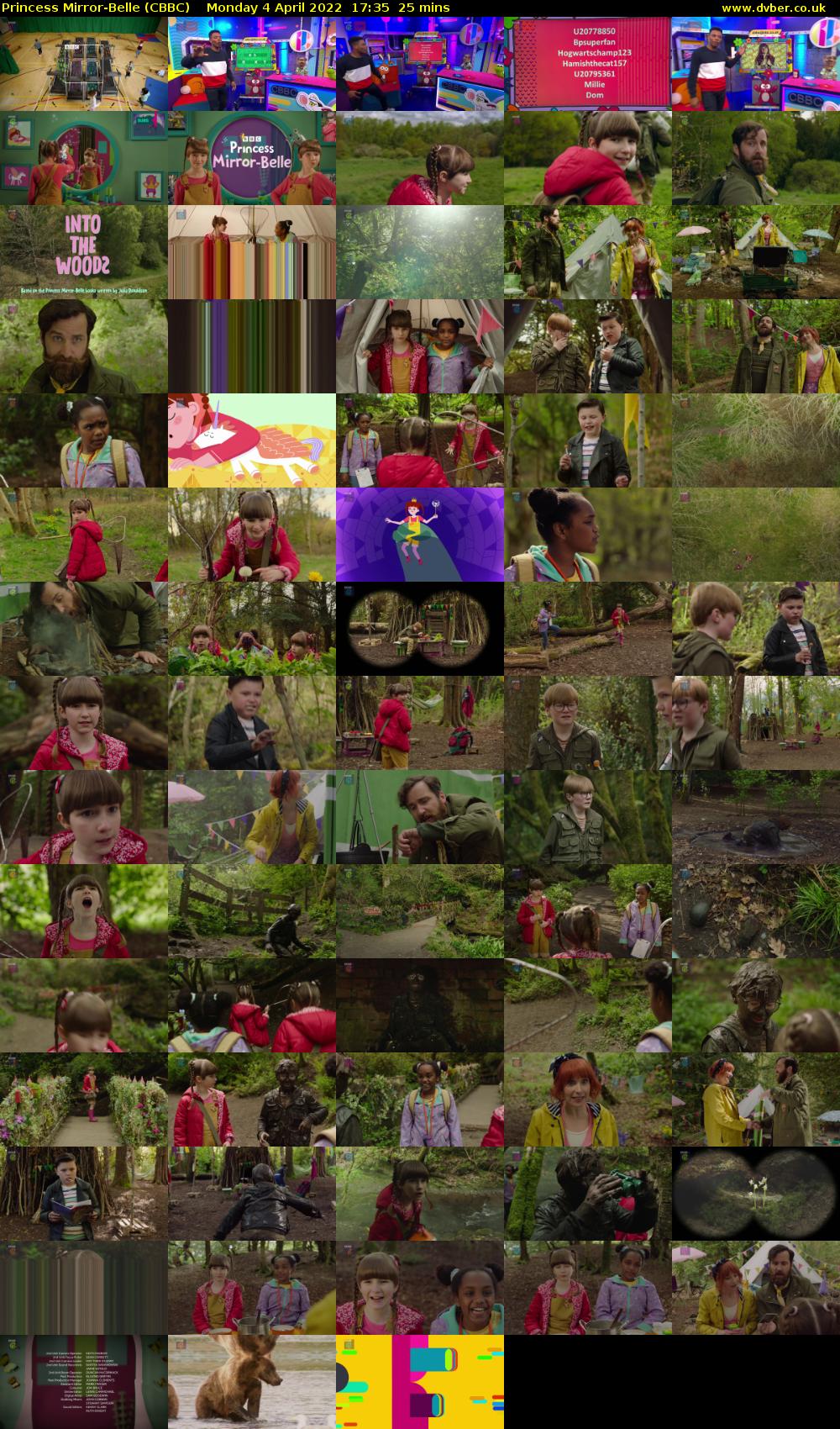 Princess Mirror-Belle (CBBC) Monday 4 April 2022 17:35 - 18:00