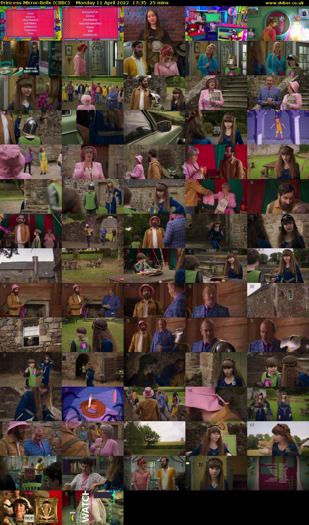 Princess Mirror-Belle (CBBC) Monday 11 April 2022 17:35 - 18:00