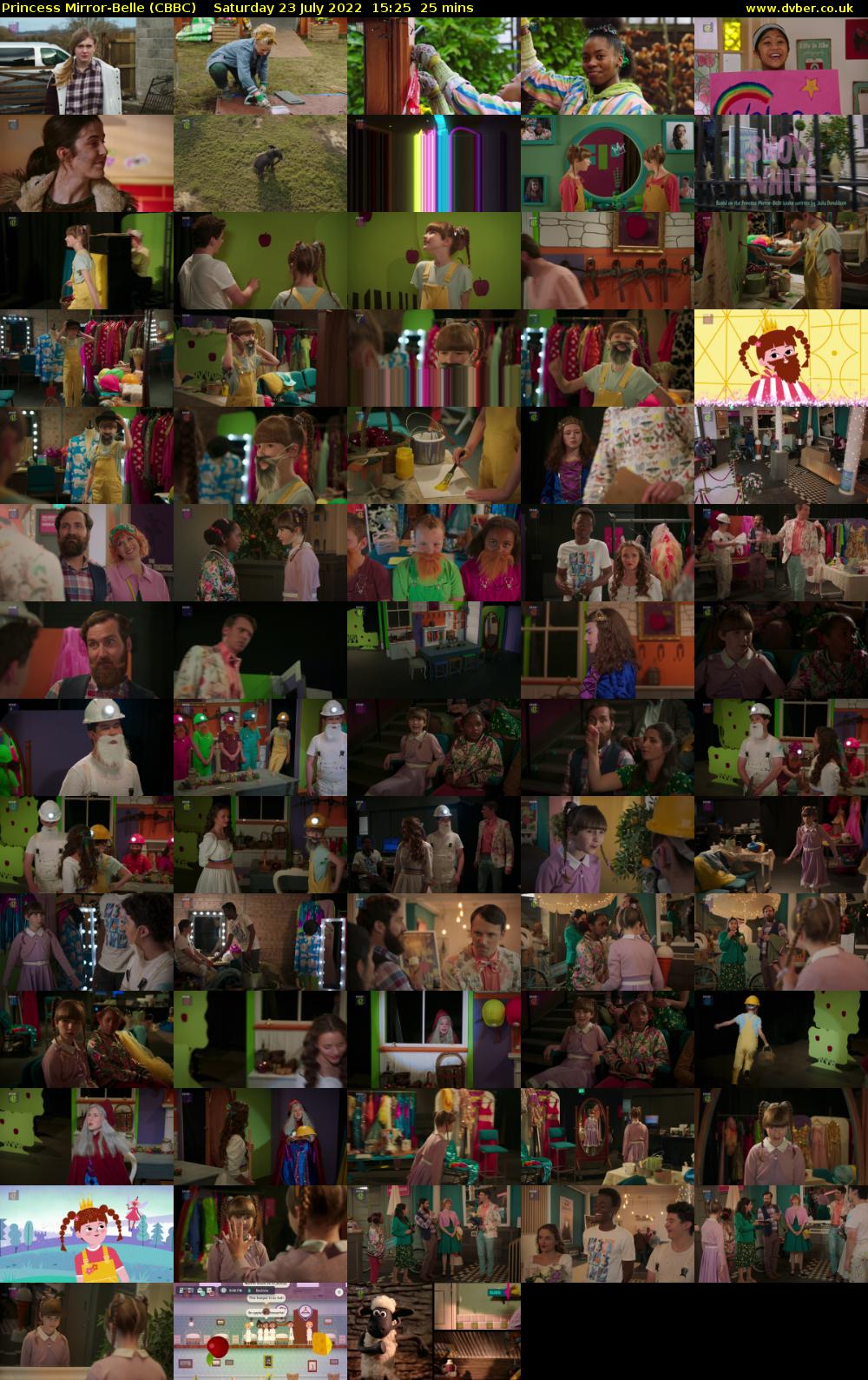Princess Mirror-Belle (CBBC) Saturday 23 July 2022 15:25 - 15:50