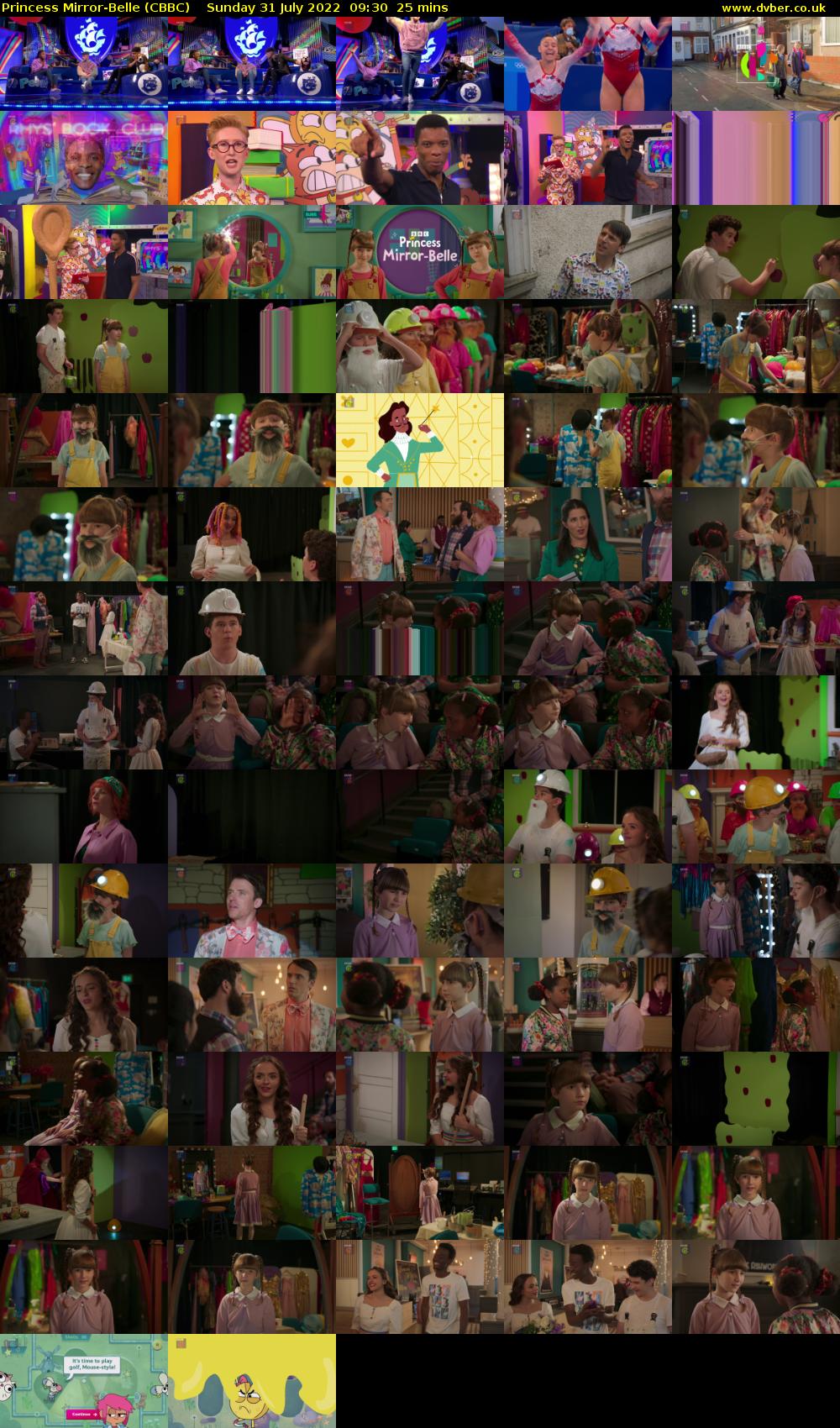 Princess Mirror-Belle (CBBC) Sunday 31 July 2022 09:30 - 09:55