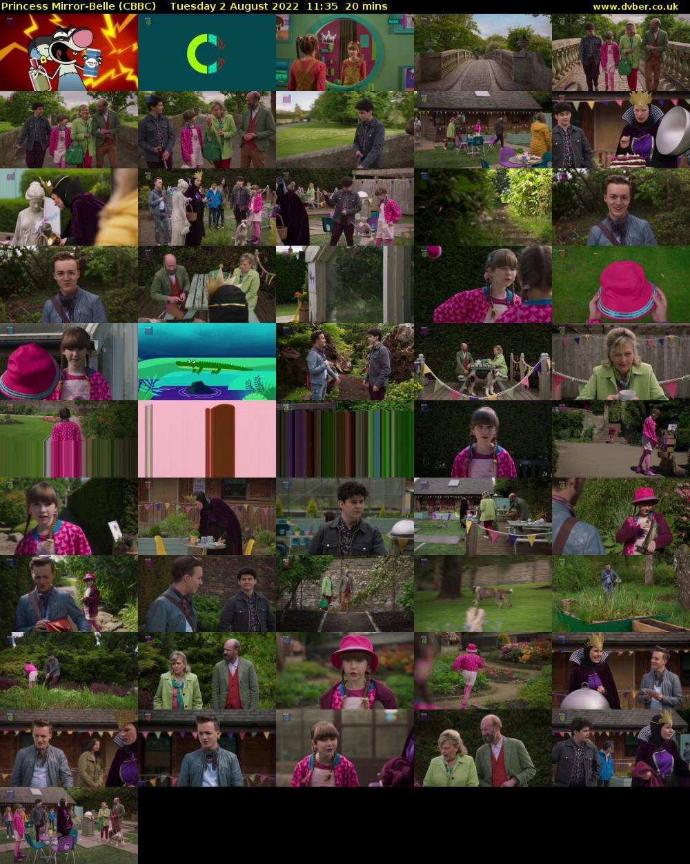Princess Mirror-Belle (CBBC) Tuesday 2 August 2022 11:35 - 11:55