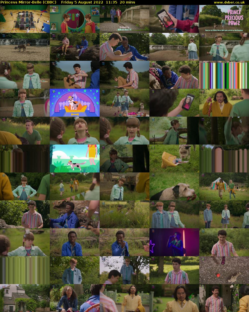 Princess Mirror-Belle (CBBC) Friday 5 August 2022 11:35 - 11:55