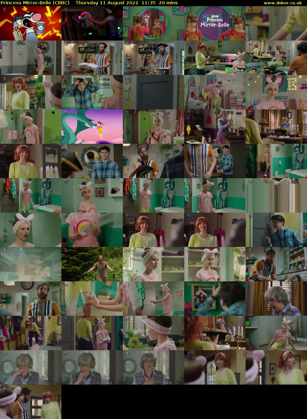Princess Mirror-Belle (CBBC) Thursday 11 August 2022 11:35 - 11:55