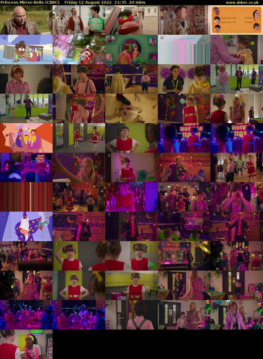 Princess Mirror-Belle (CBBC) Friday 12 August 2022 11:35 - 11:55