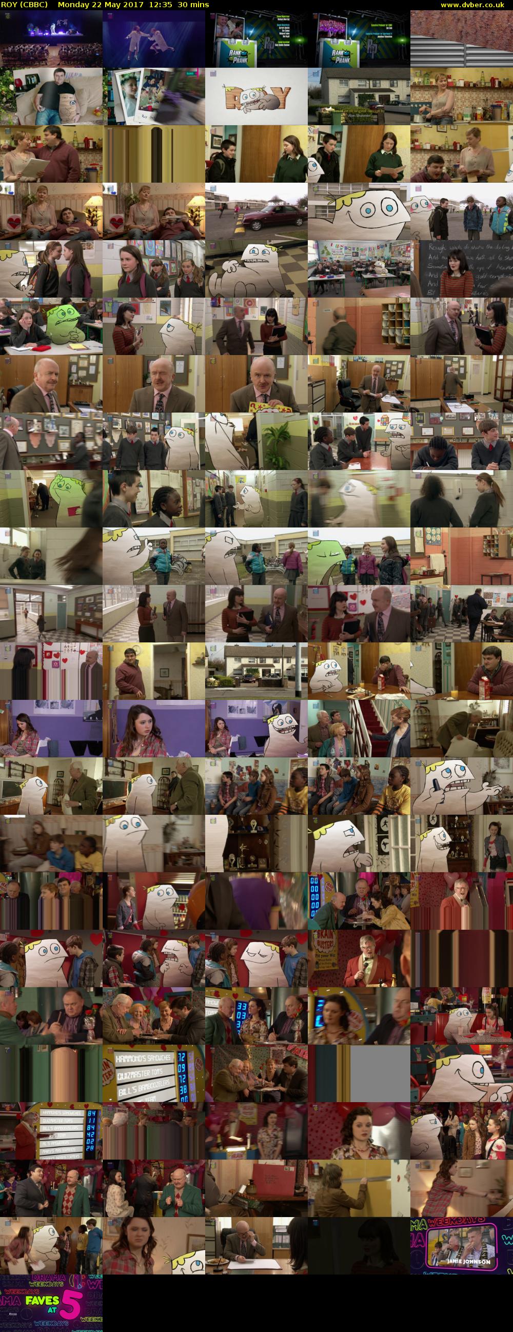 ROY (CBBC) Monday 22 May 2017 12:35 - 13:05