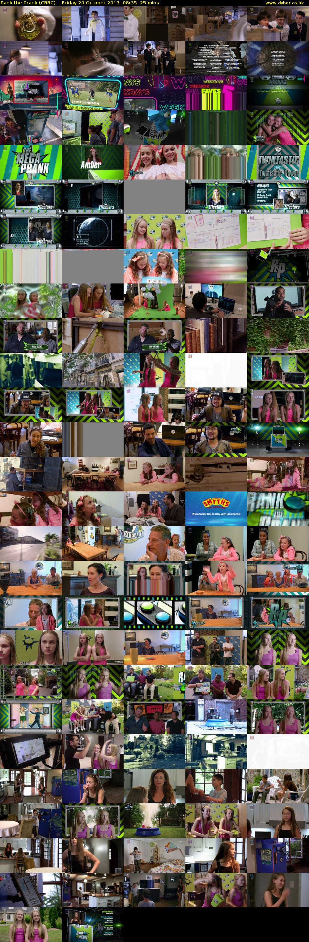 Rank the Prank (CBBC) Friday 20 October 2017 08:35 - 09:00