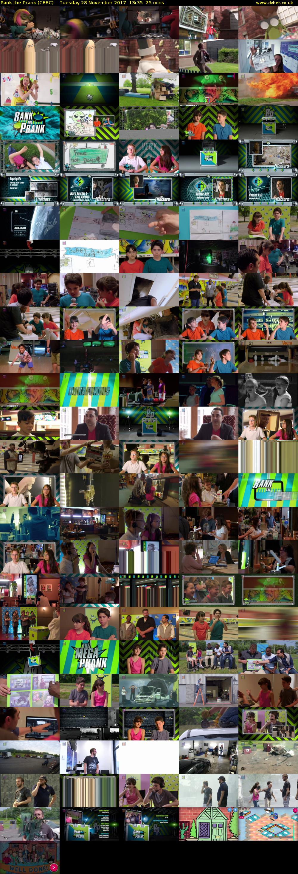 Rank the Prank (CBBC) Tuesday 28 November 2017 13:35 - 14:00