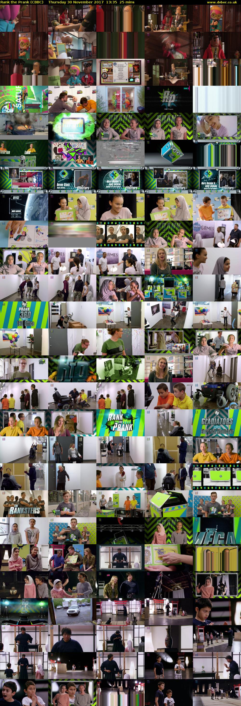 Rank the Prank (CBBC) Thursday 30 November 2017 13:35 - 14:00