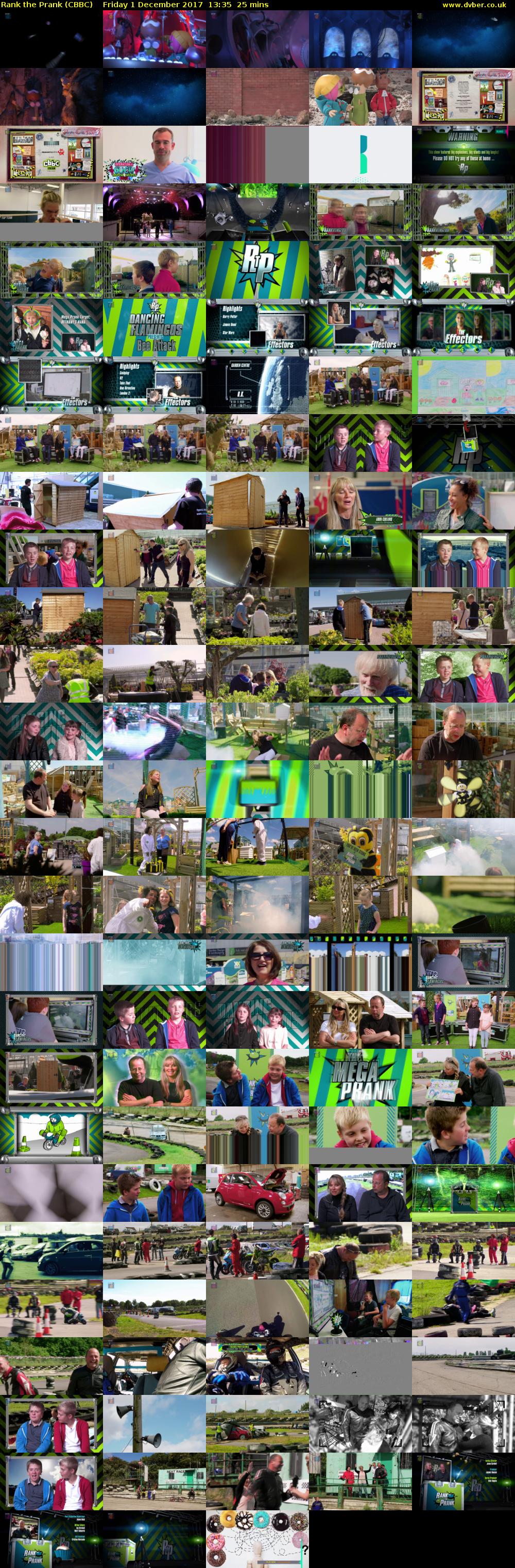 Rank the Prank (CBBC) Friday 1 December 2017 13:35 - 14:00