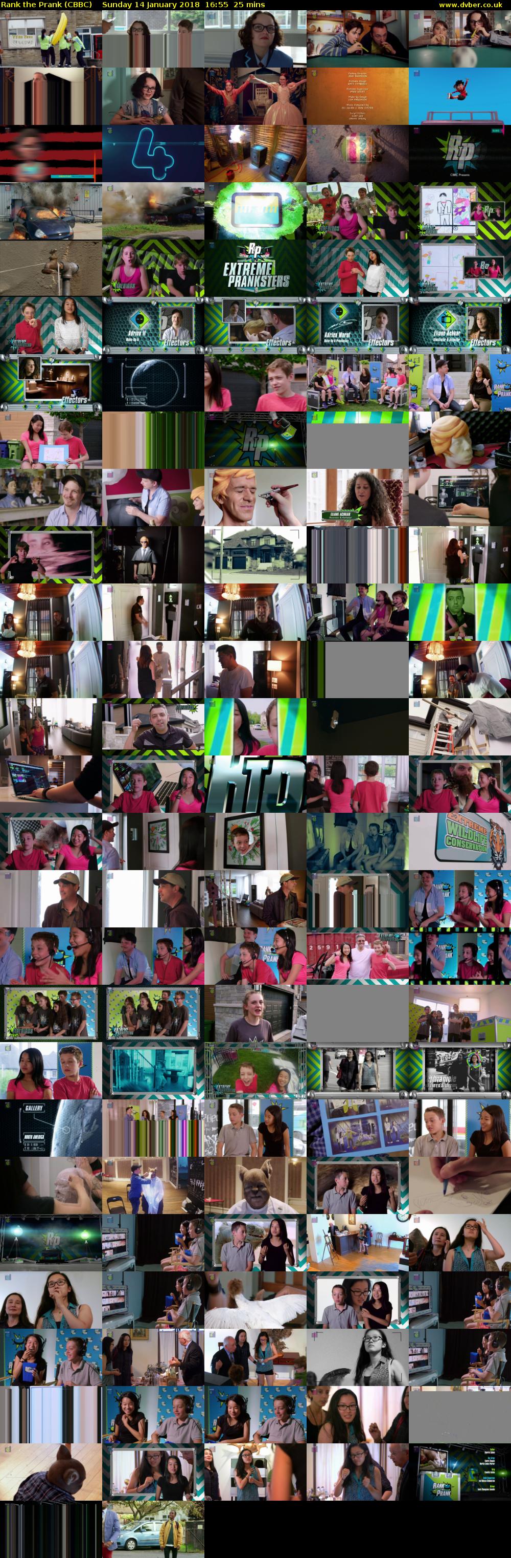 Rank the Prank (CBBC) Sunday 14 January 2018 16:55 - 17:20