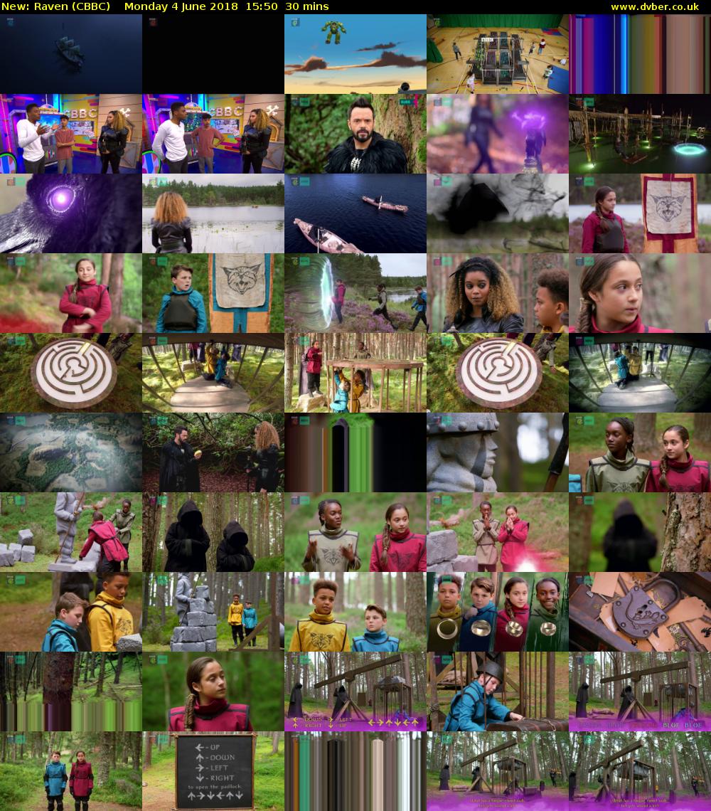 Raven (CBBC) Monday 4 June 2018 15:50 - 16:20