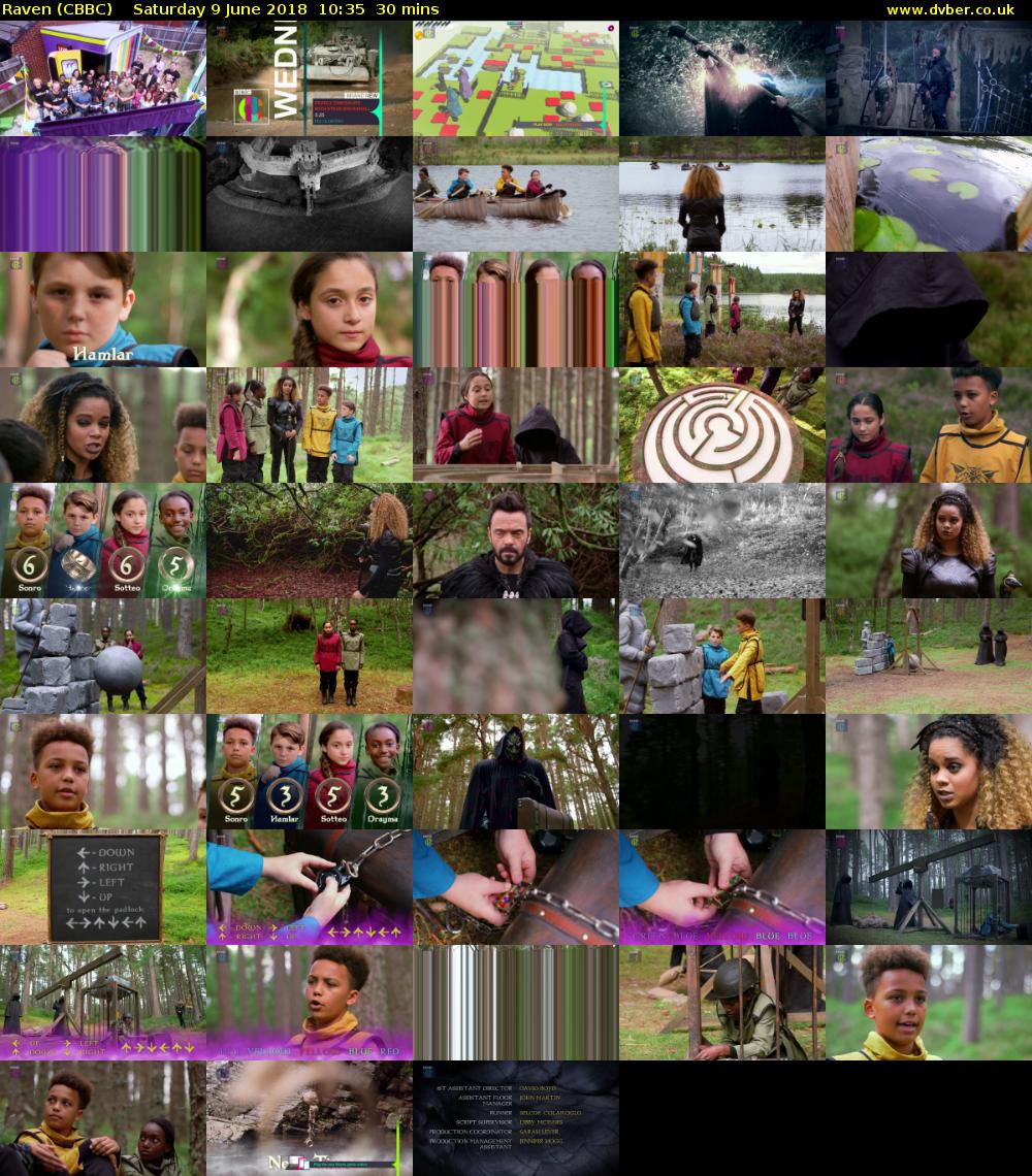 Raven (CBBC) Saturday 9 June 2018 10:35 - 11:05