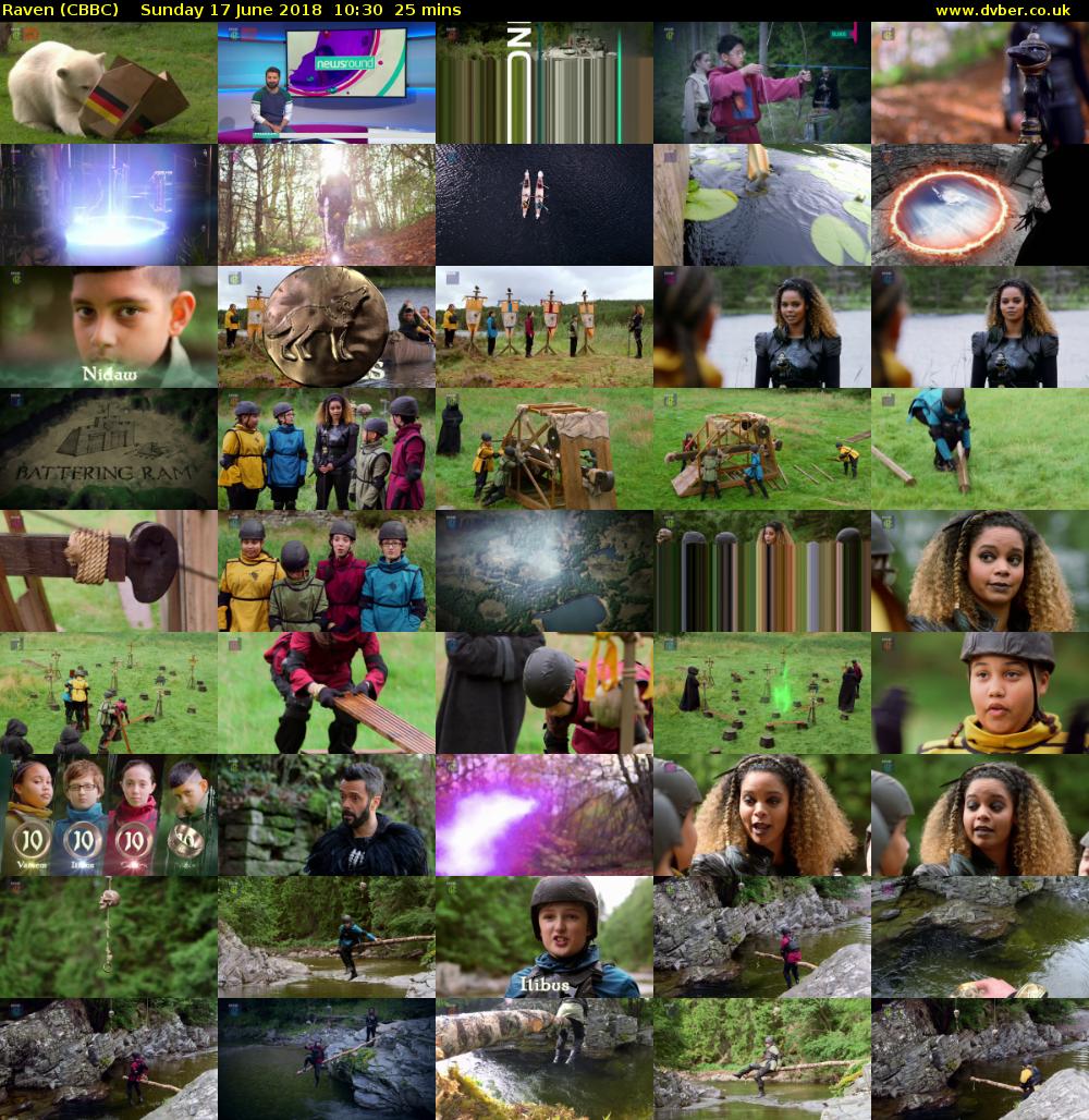 Raven (CBBC) Sunday 17 June 2018 10:30 - 10:55