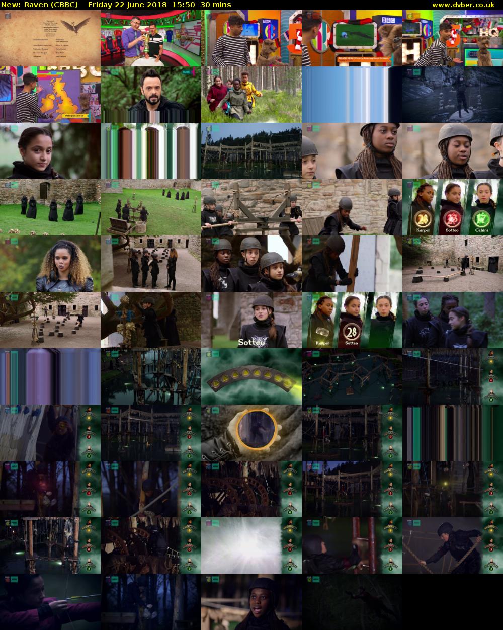 Raven (CBBC) Friday 22 June 2018 15:50 - 16:20