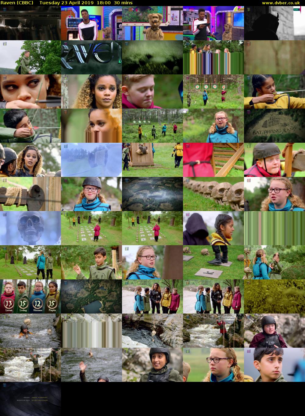 Raven (CBBC) Tuesday 23 April 2019 18:00 - 18:30