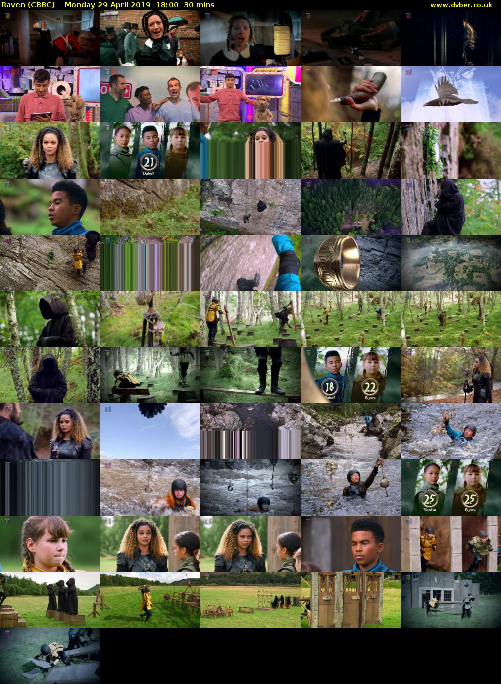 Raven (CBBC) Monday 29 April 2019 18:00 - 18:30