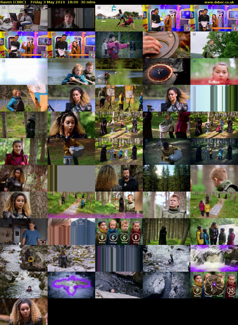 Raven (CBBC) Friday 3 May 2019 18:00 - 18:30