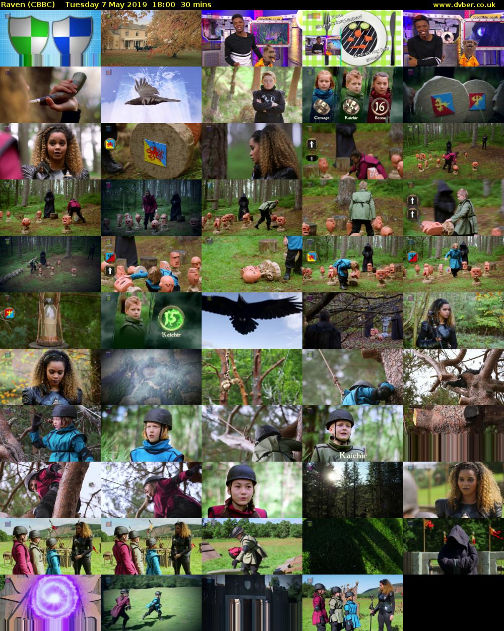 Raven (CBBC) Tuesday 7 May 2019 18:00 - 18:30