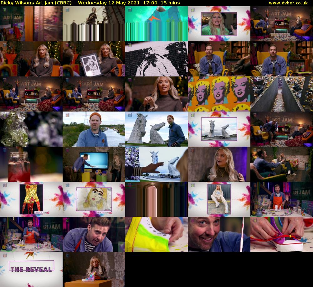 Ricky Wilsons Art Jam (CBBC) Wednesday 12 May 2021 17:00 - 17:15