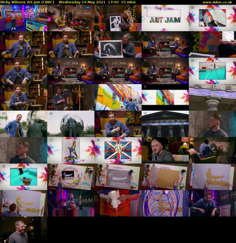 Ricky Wilsons Art Jam (CBBC) Wednesday 19 May 2021 17:00 - 17:15