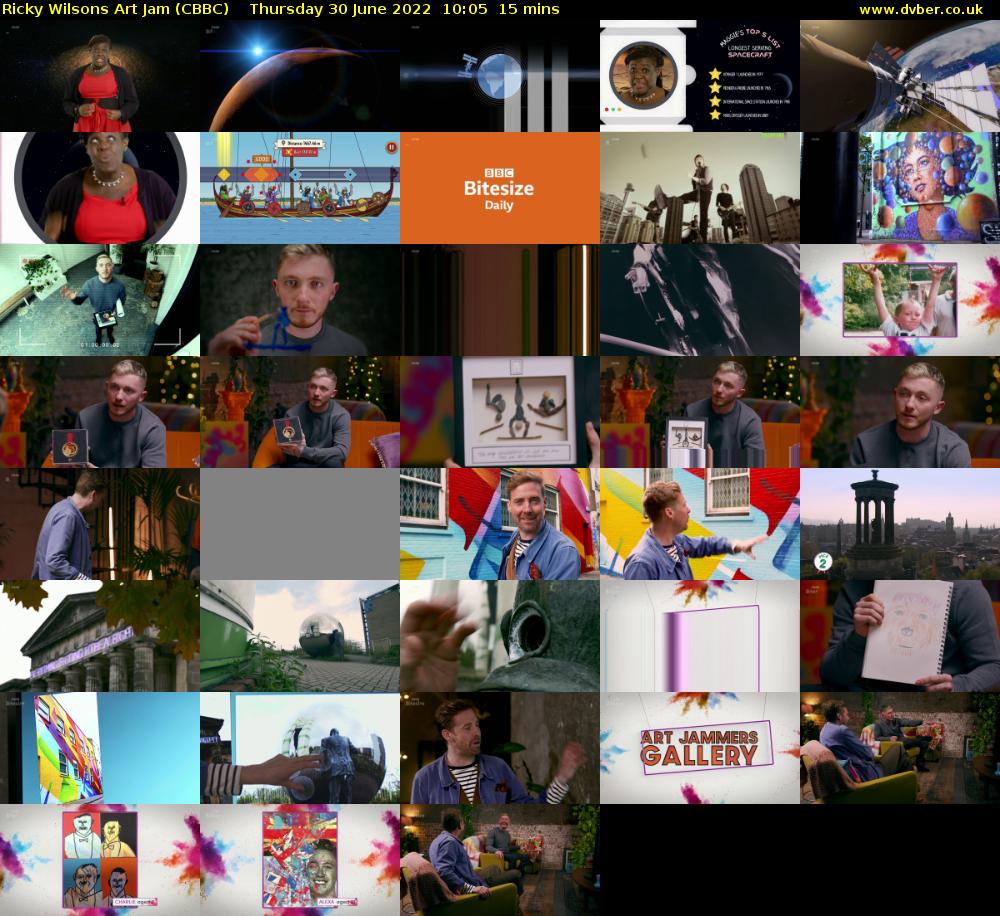 Ricky Wilsons Art Jam (CBBC) Thursday 30 June 2022 10:05 - 10:20