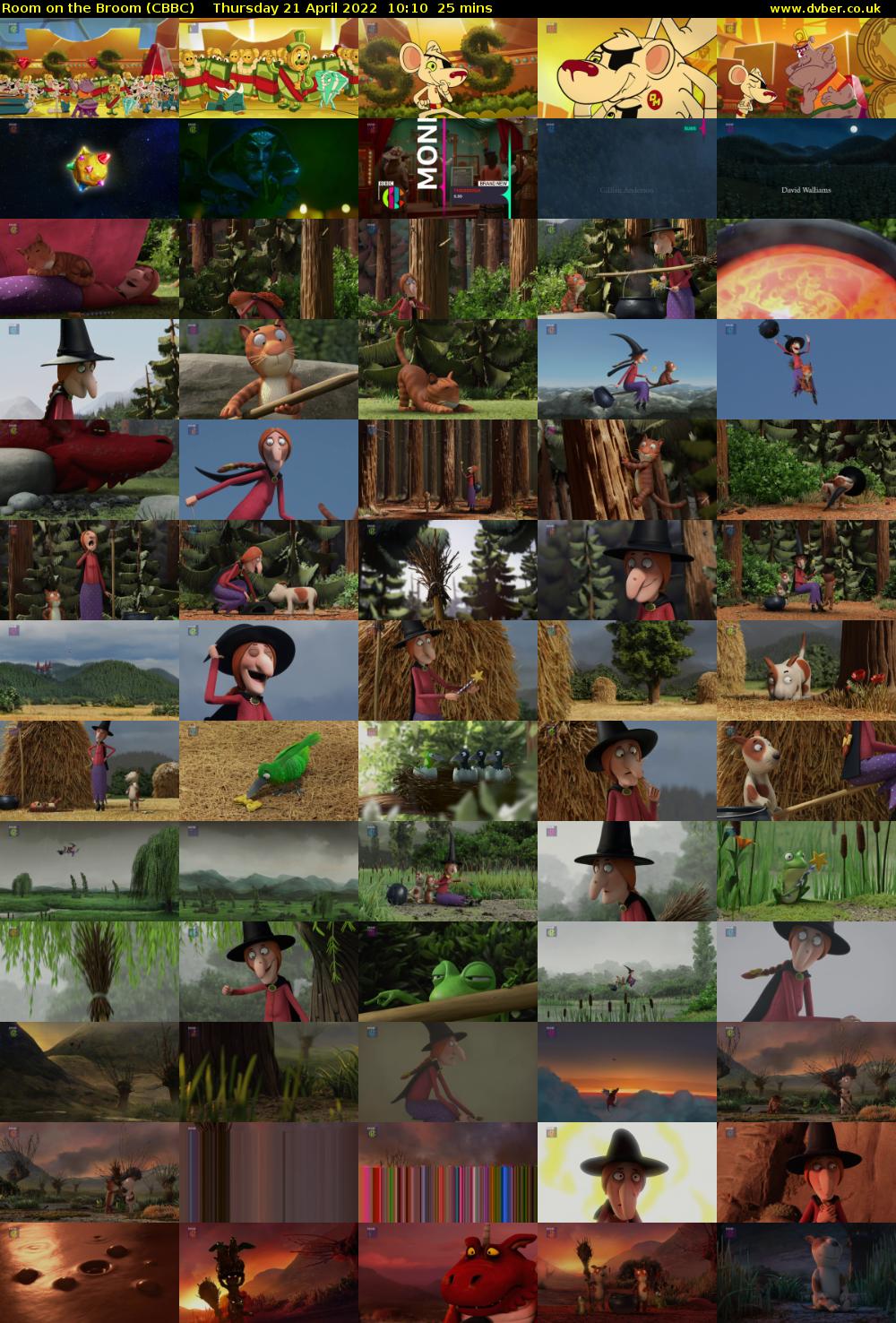 Room on the Broom (CBBC) Thursday 21 April 2022 10:10 - 10:35