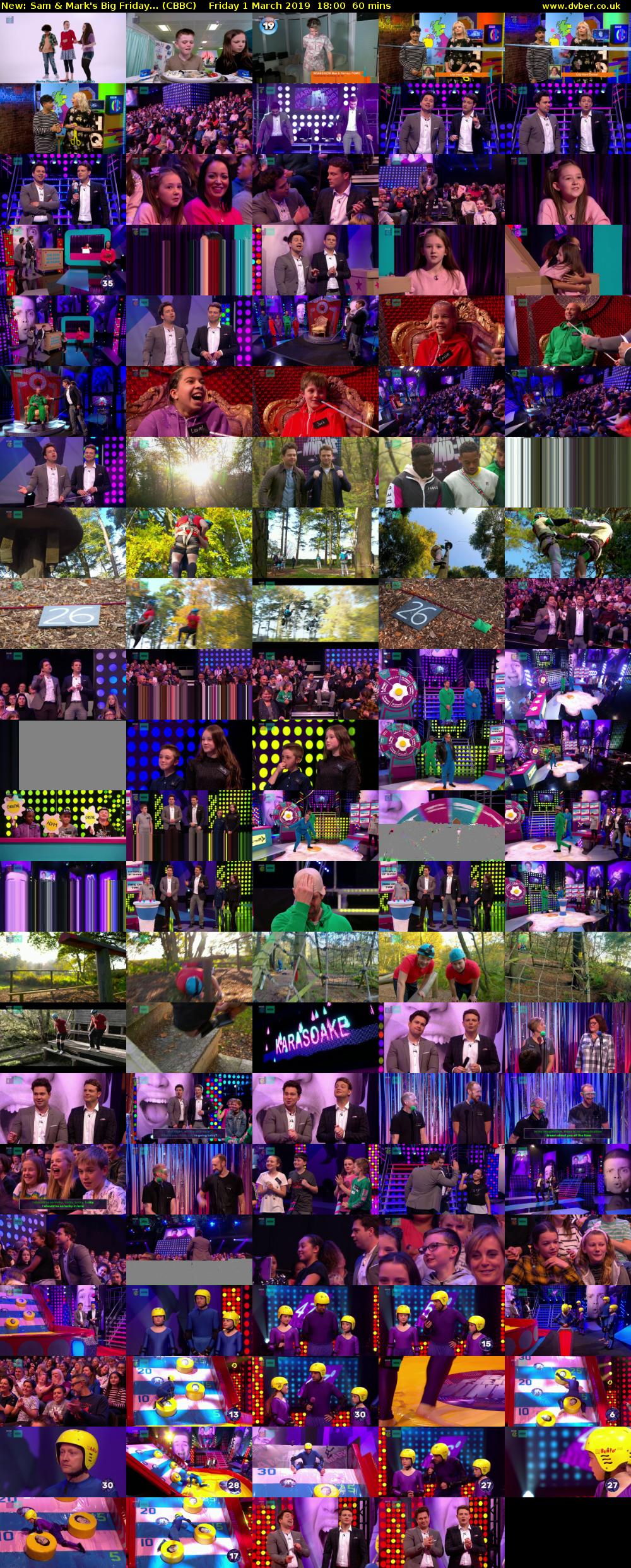 Sam & Mark's Big Friday... (CBBC) Friday 1 March 2019 18:00 - 19:00
