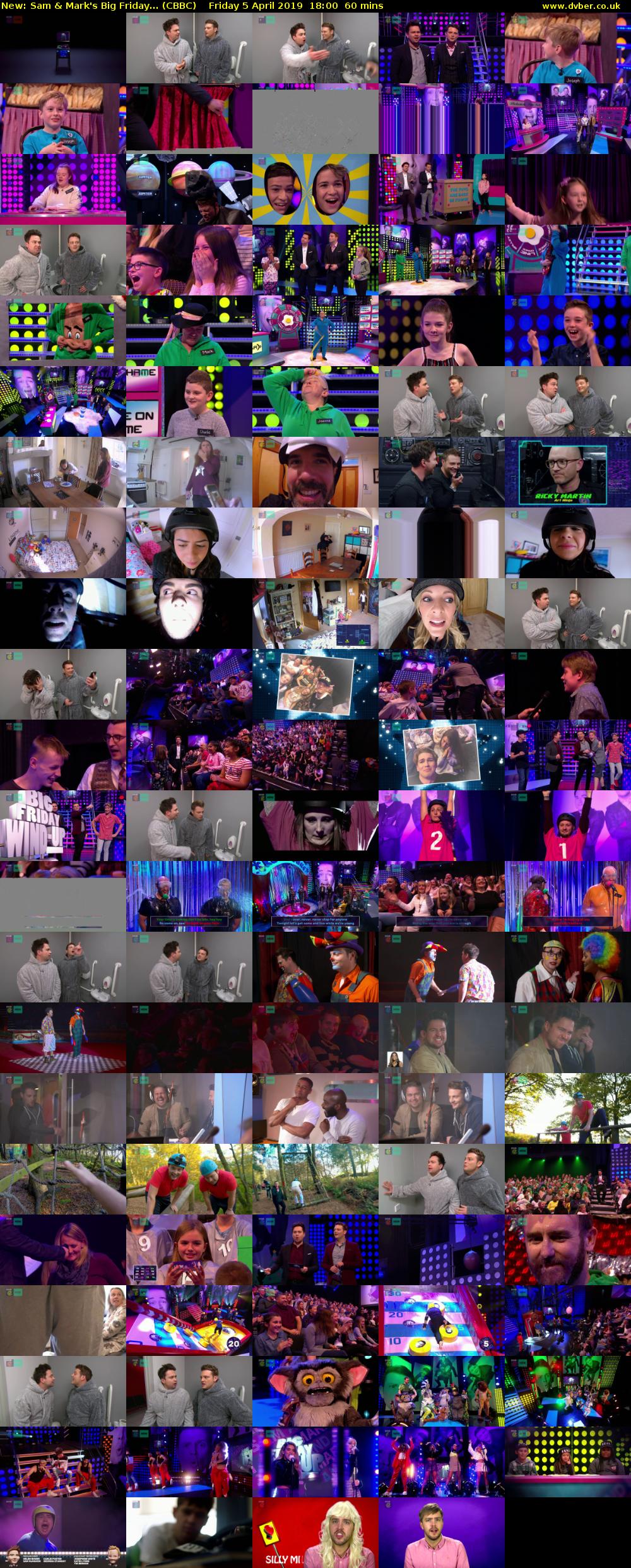 Sam & Mark's Big Friday... (CBBC) Friday 5 April 2019 18:00 - 19:00