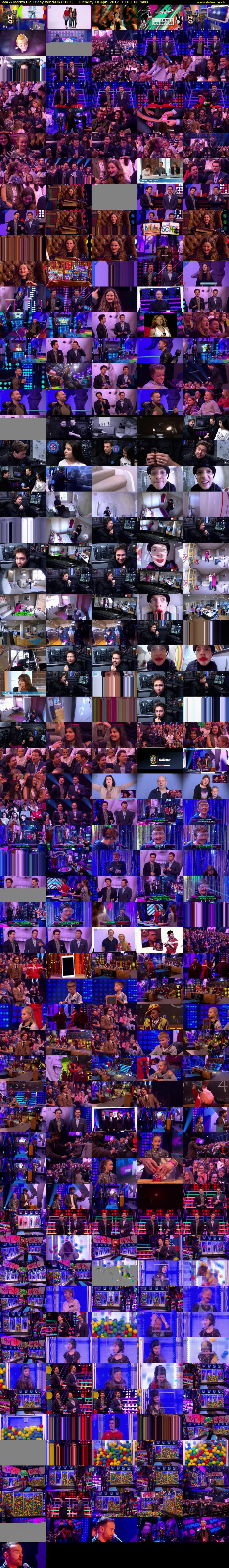 Sam & Mark's Big Friday Wind-Up (CBBC) Tuesday 18 April 2017 10:00 - 11:00