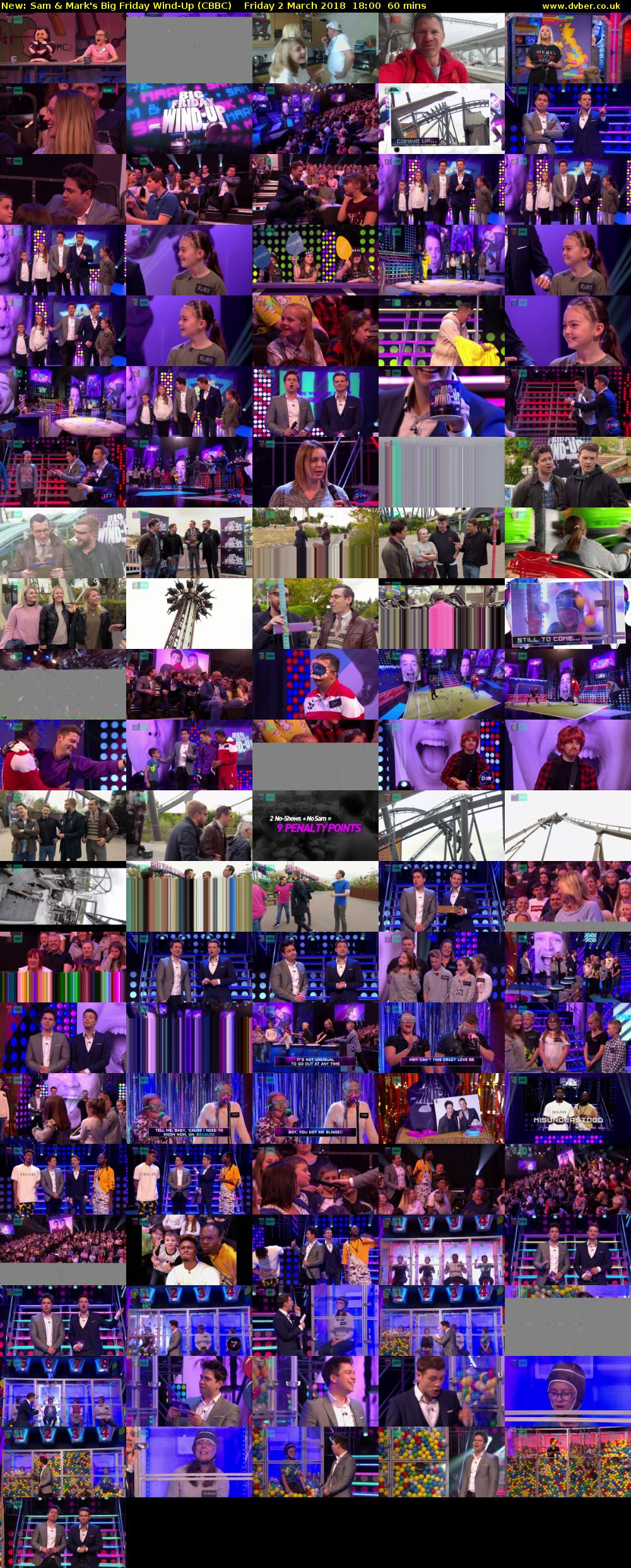 Sam & Mark's Big Friday Wind-Up (CBBC) Friday 2 March 2018 18:00 - 19:00