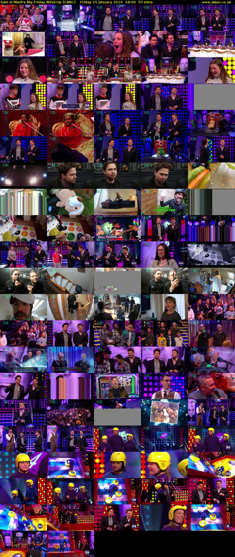 Sam & Mark's Big Friday Wind-Up (CBBC) Friday 25 January 2019 18:00 - 18:55