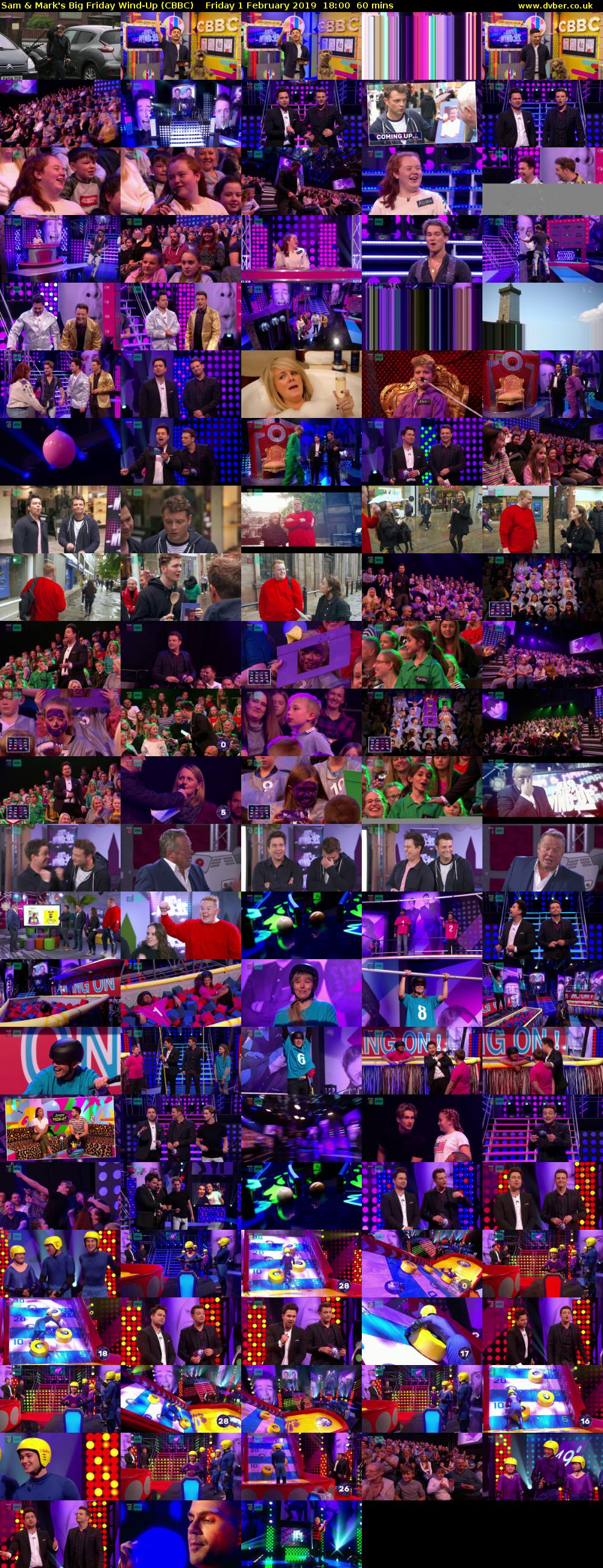Sam & Mark's Big Friday Wind-Up (CBBC) Friday 1 February 2019 18:00 - 19:00
