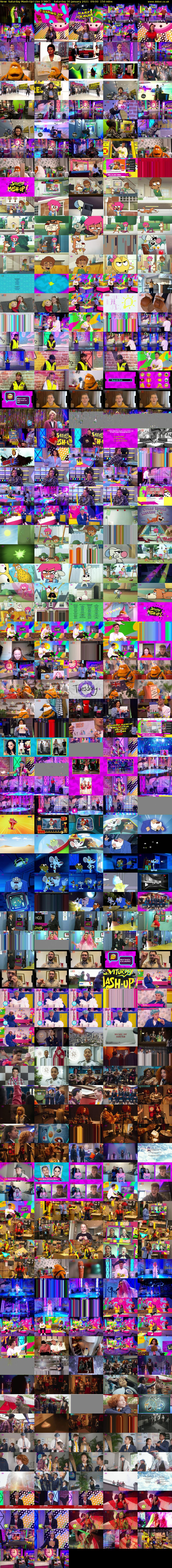 Saturday Mash-Up! Live (CBBC) Saturday 30 January 2021 09:00 - 11:30