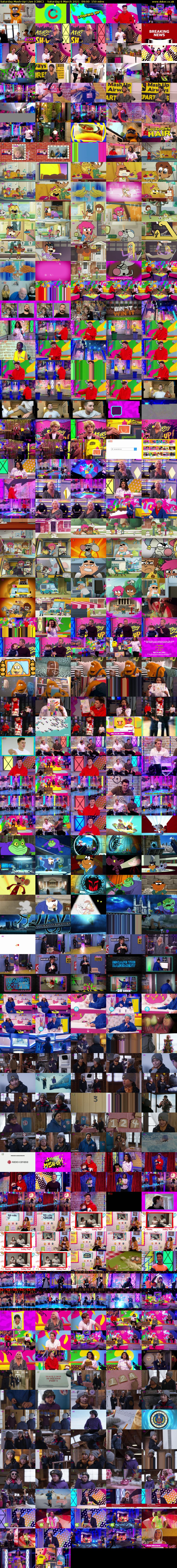 Saturday Mash-Up! Live (CBBC) Saturday 6 March 2021 09:00 - 11:30