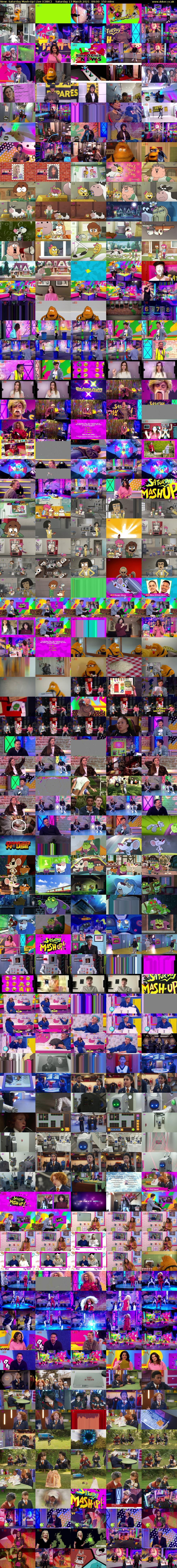 Saturday Mash-Up! Live (CBBC) Saturday 13 March 2021 09:00 - 11:30
