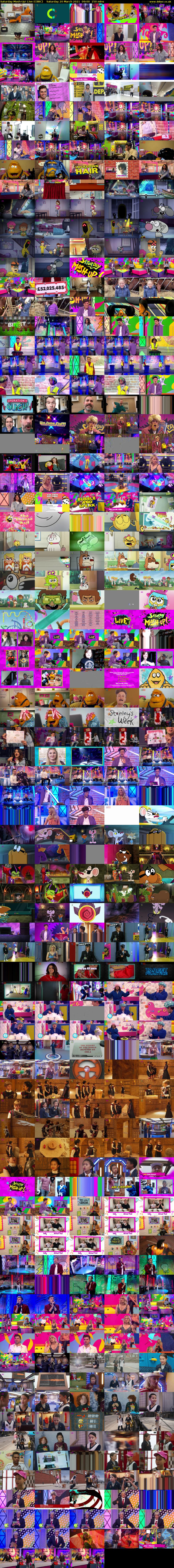 Saturday Mash-Up! Live (CBBC) Saturday 20 March 2021 09:00 - 11:30