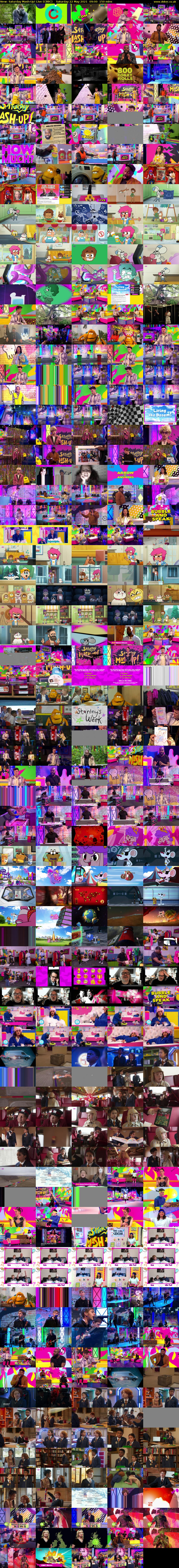 Saturday Mash-Up! Live (CBBC) Saturday 22 May 2021 09:00 - 11:30