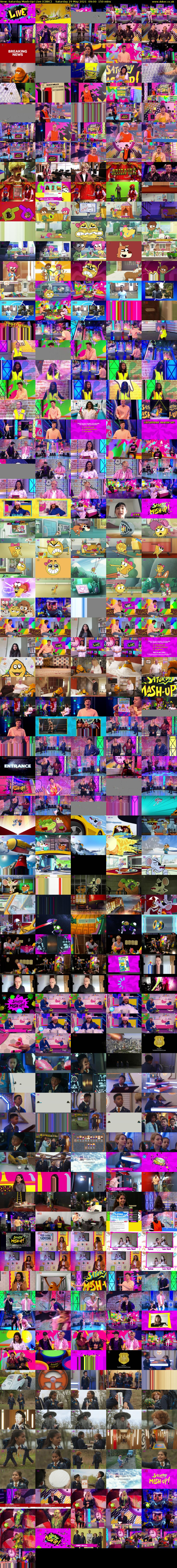 Saturday Mash-Up! Live (CBBC) Saturday 29 May 2021 09:00 - 11:30