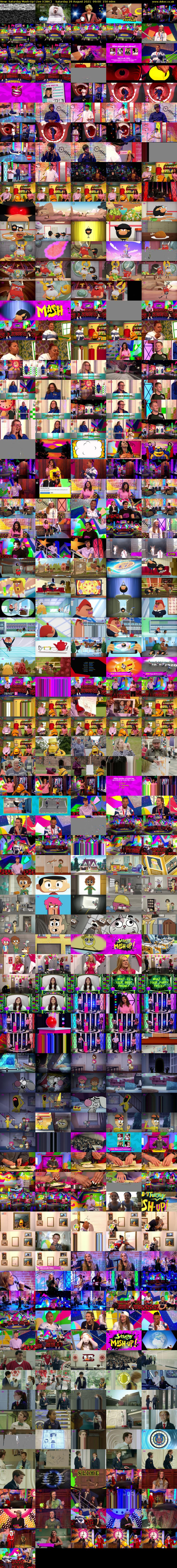 Saturday Mash-Up! Live (CBBC) Saturday 28 August 2021 09:00 - 11:30