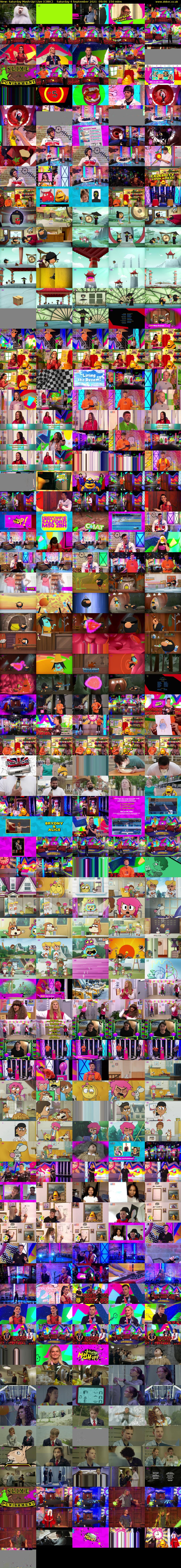 Saturday Mash-Up! Live (CBBC) Saturday 4 September 2021 09:00 - 11:30