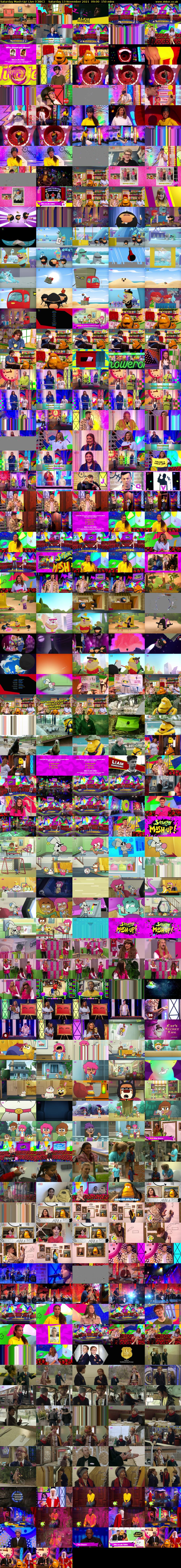 Saturday Mash-Up! Live (CBBC) Saturday 13 November 2021 09:00 - 11:30