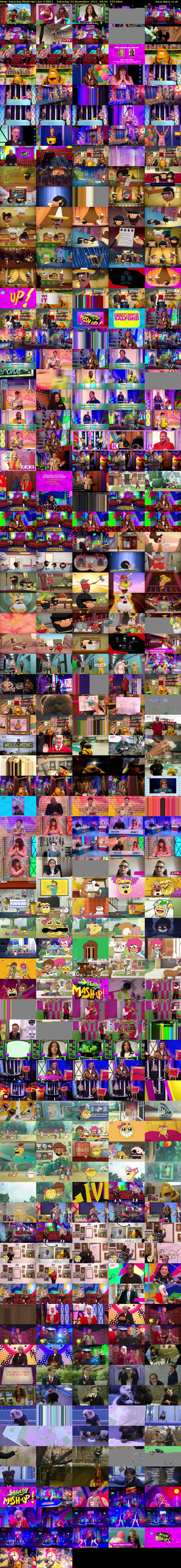 Saturday Mash-Up! Live (CBBC) Saturday 20 November 2021 09:00 - 11:30